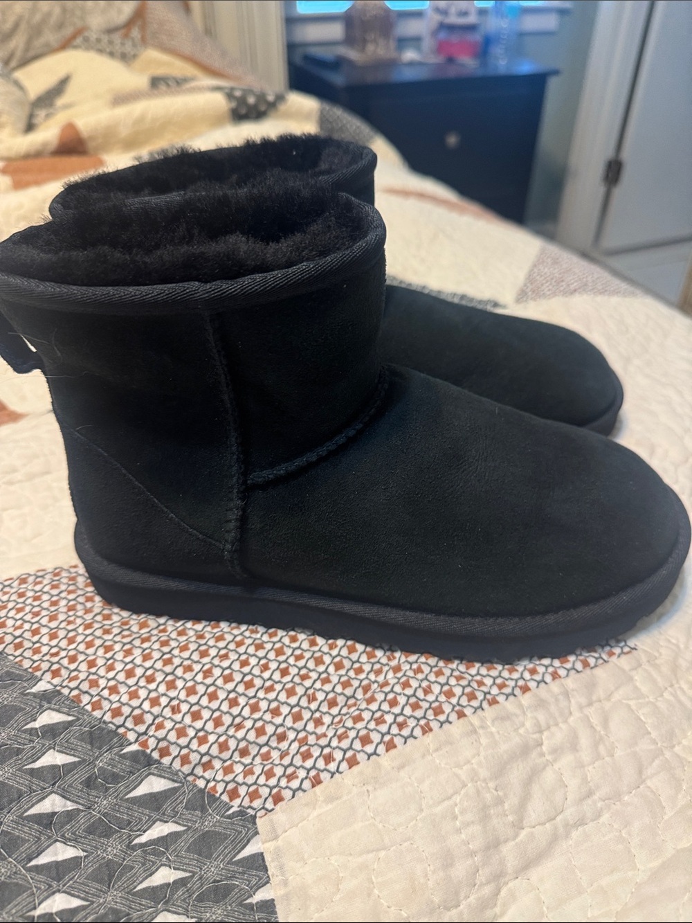 UGG Classic Short Ankle Boots in Black
